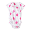 Aden + Anais Pink Star Short sleeve Bodysuit 6-9m
