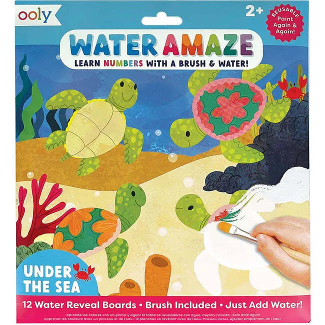 Ooly Water Amaze Water Reveal Boards Under The Sea (Set of 13)