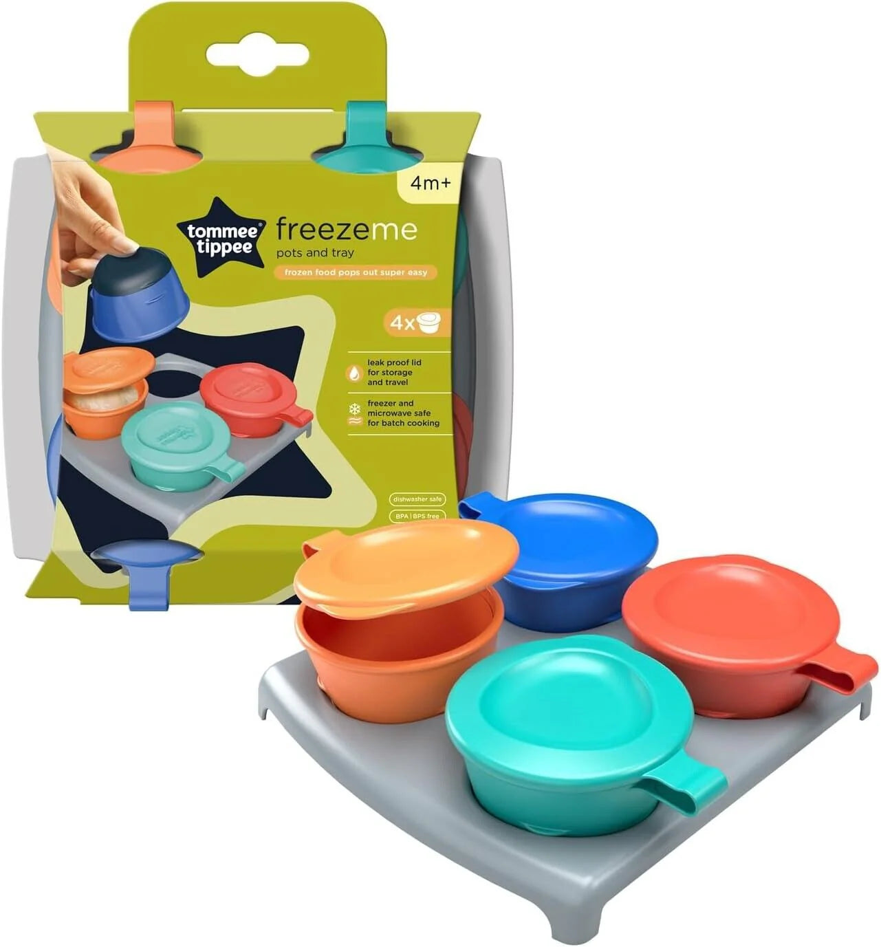 Tommee Tippee Pop Up Freezer Pots & Tray