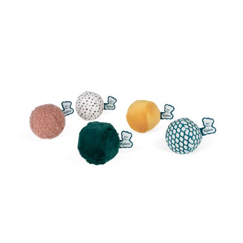 Kaloo Sensory soft balls set for baby (5 pieces)