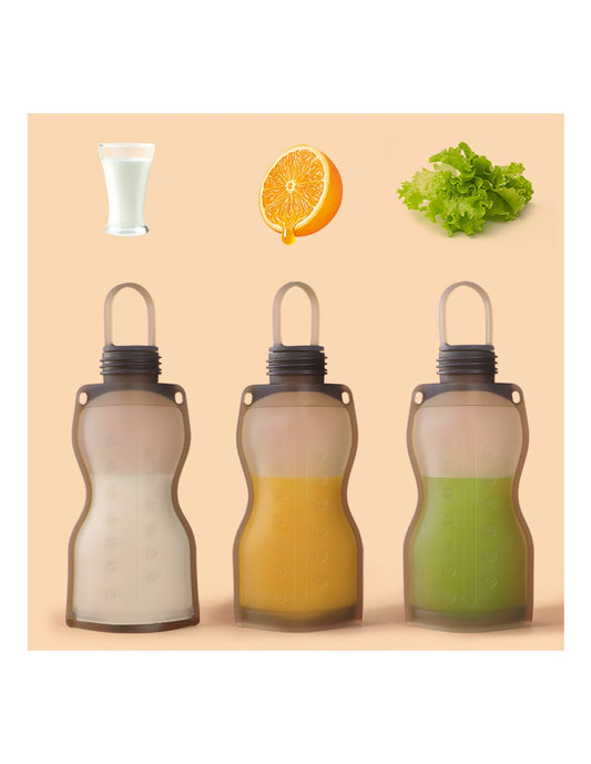 Haakaa - Silicone Milk Storage Bag - 260ml - 2pc