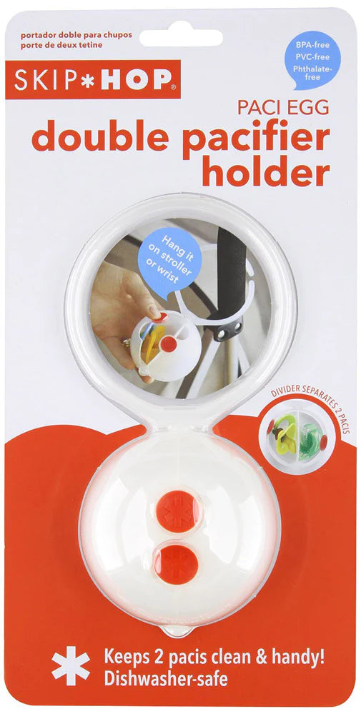 Skip Hop Paci Egg Double Pacifier Holder