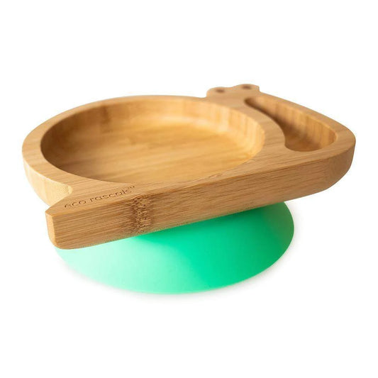 Eco Rascals Snail Plate -Green