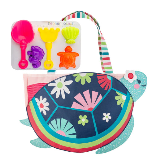 Stephen Joseph Beach Tote with Sand Toy Play Set