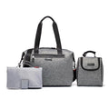 Storksak Stevie Luxe Diaper Bag Scuba Grey