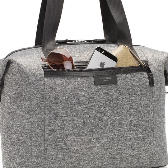 Storksak Stevie Luxe Diaper Bag Scuba Grey