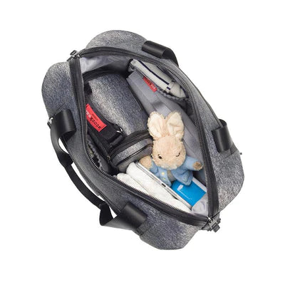 Storksak Stevie Luxe Diaper Bag Scuba Grey