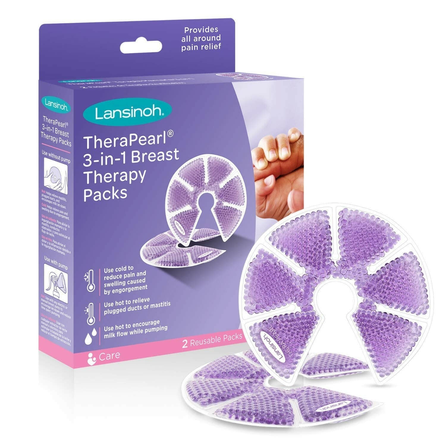 Lansinoh TheraPearl Breast Therapy Pack (2 Pack)