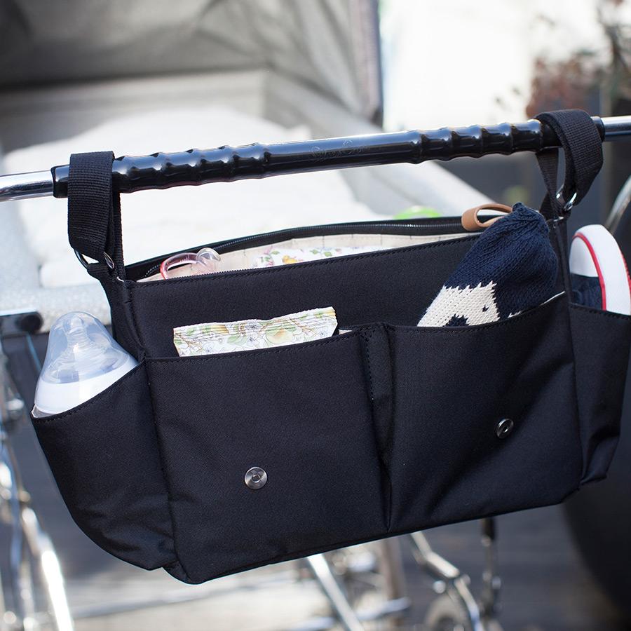 Storksak Travel Stroller Organizer - Black