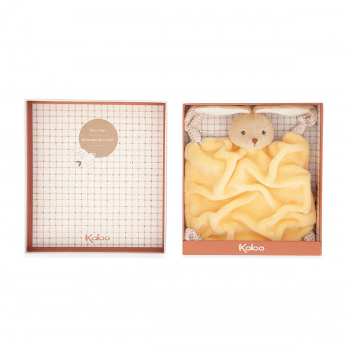 Kaloo Yellow rabbit comforter