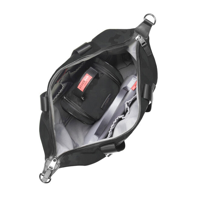 Storksak Stevie Luxe Diaper Bag Camo Black